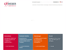 Tablet Screenshot of cfweber.de